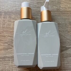 LOT OF 2 Goldie Locks Smoothing Cream Frizz Control Hair Treatment 5.1 fl oz